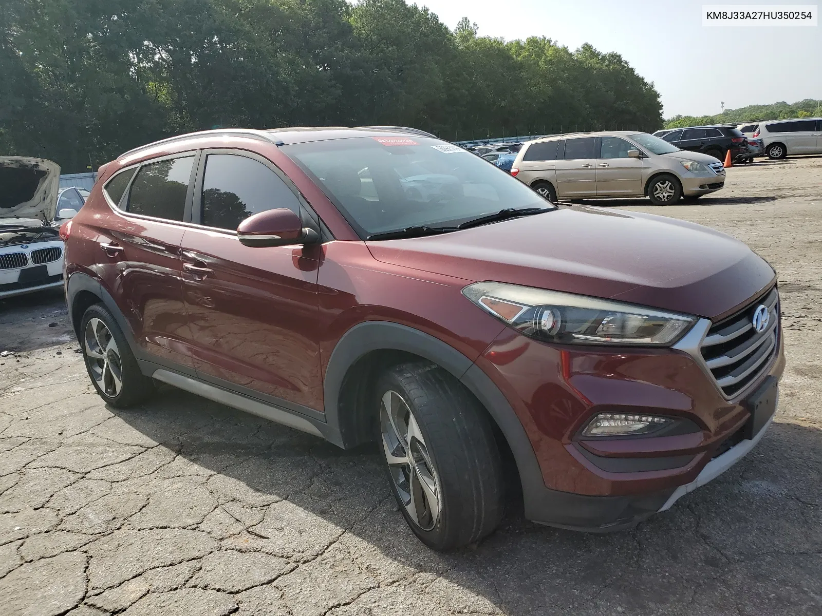 2017 Hyundai Tucson Limited VIN: KM8J33A27HU350254 Lot: 65923044