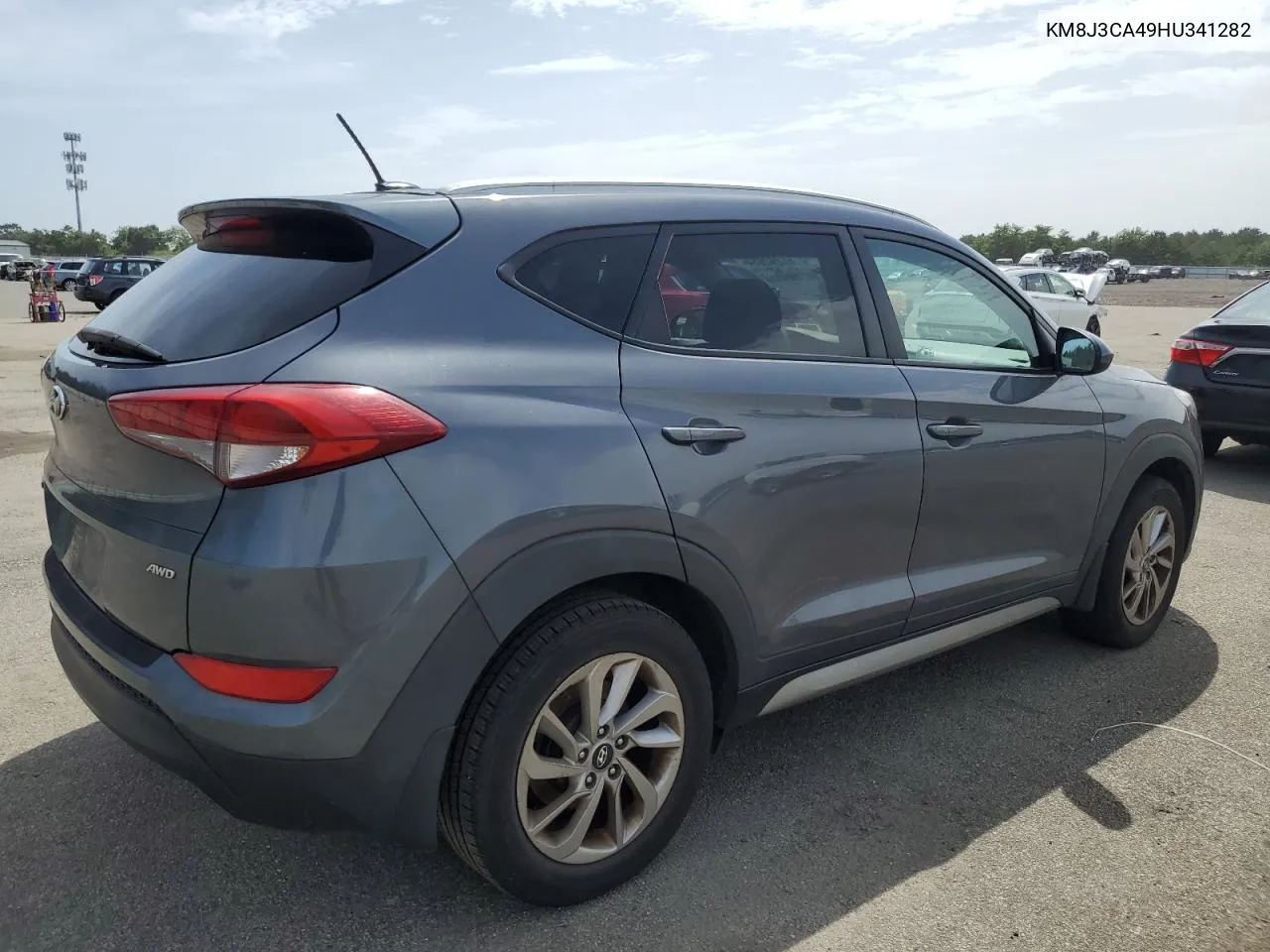 2017 Hyundai Tucson Limited VIN: KM8J3CA49HU341282 Lot: 66292984