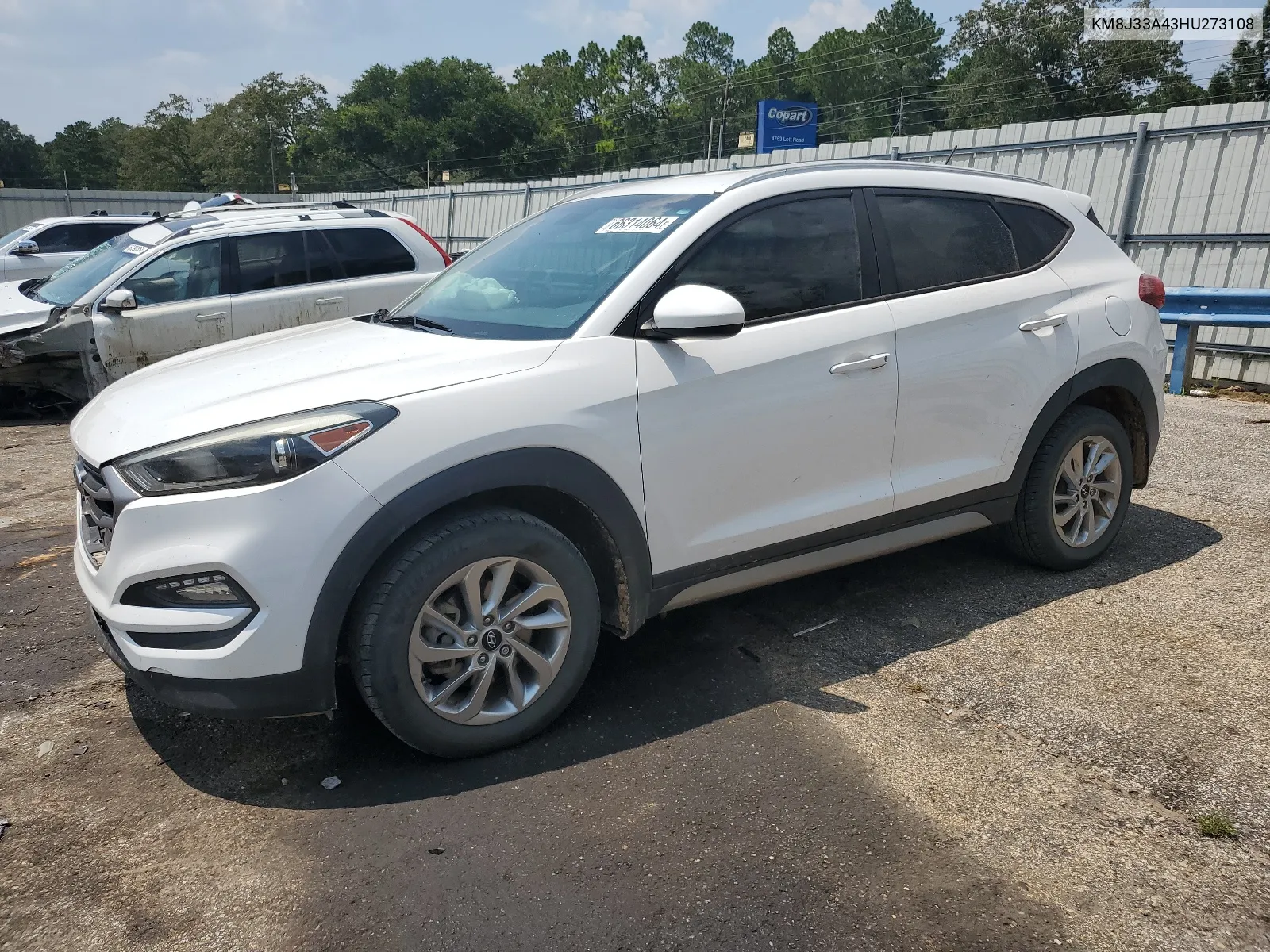 2017 Hyundai Tucson Limited VIN: KM8J33A43HU273108 Lot: 66314064