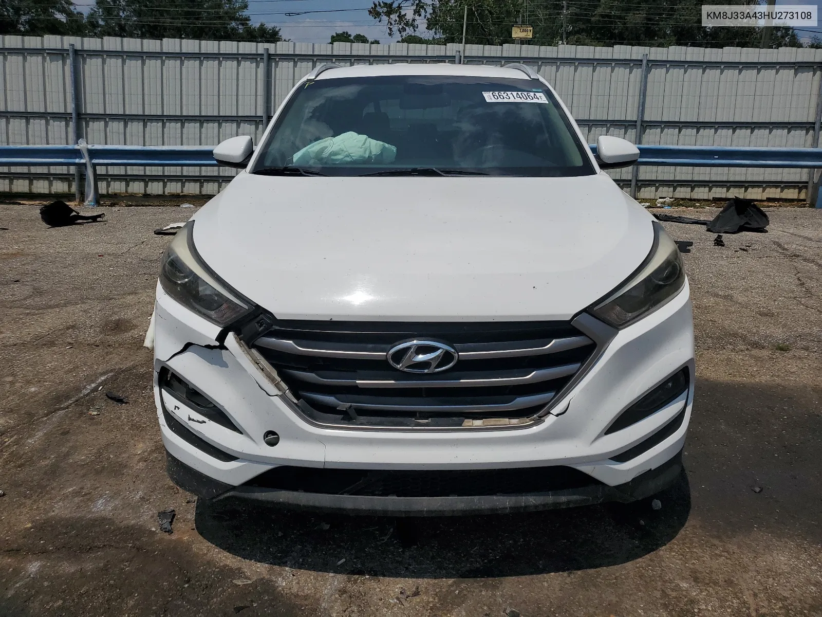 2017 Hyundai Tucson Limited VIN: KM8J33A43HU273108 Lot: 66314064