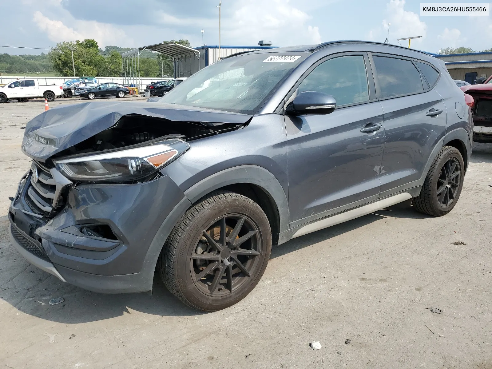 2017 Hyundai Tucson Limited VIN: KM8J3CA26HU555466 Lot: 66722424