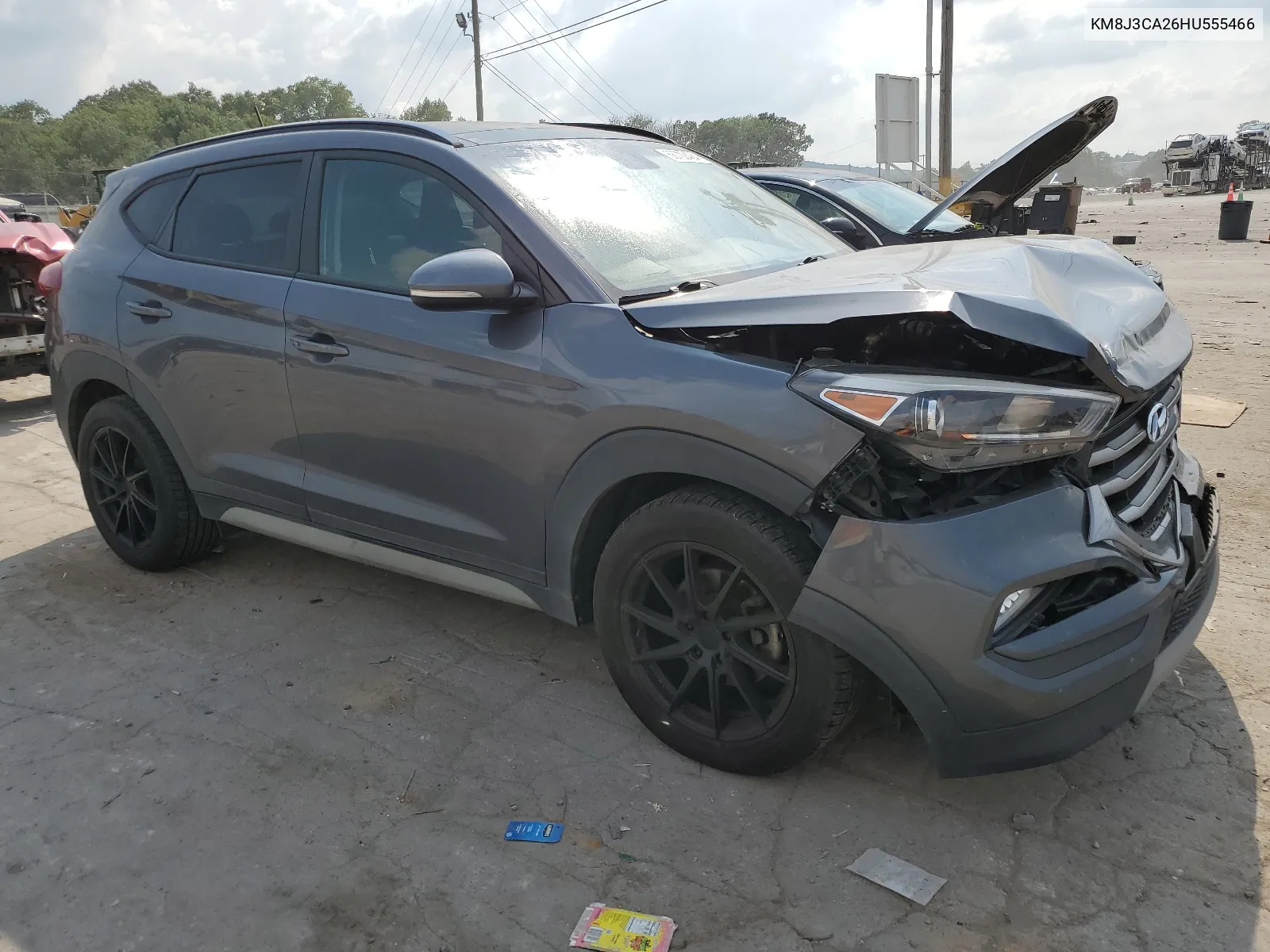 2017 Hyundai Tucson Limited VIN: KM8J3CA26HU555466 Lot: 66722424