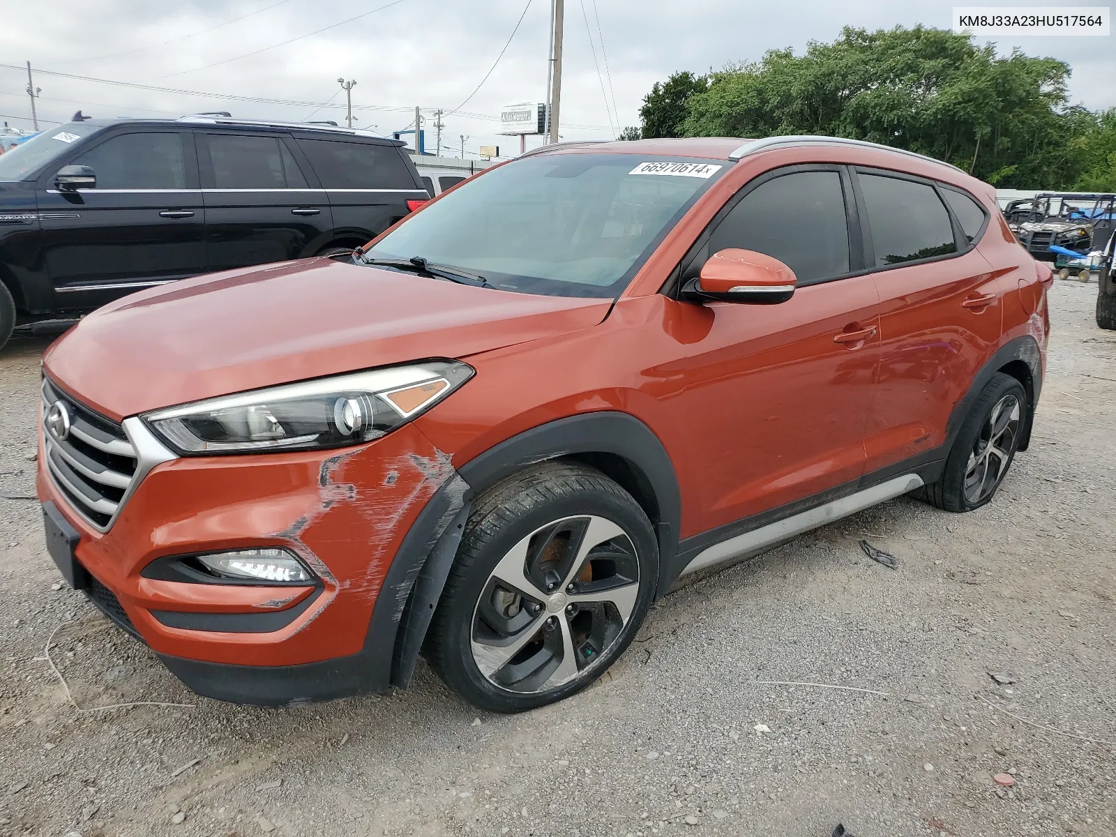 2017 Hyundai Tucson Limited VIN: KM8J33A23HU517564 Lot: 66970614