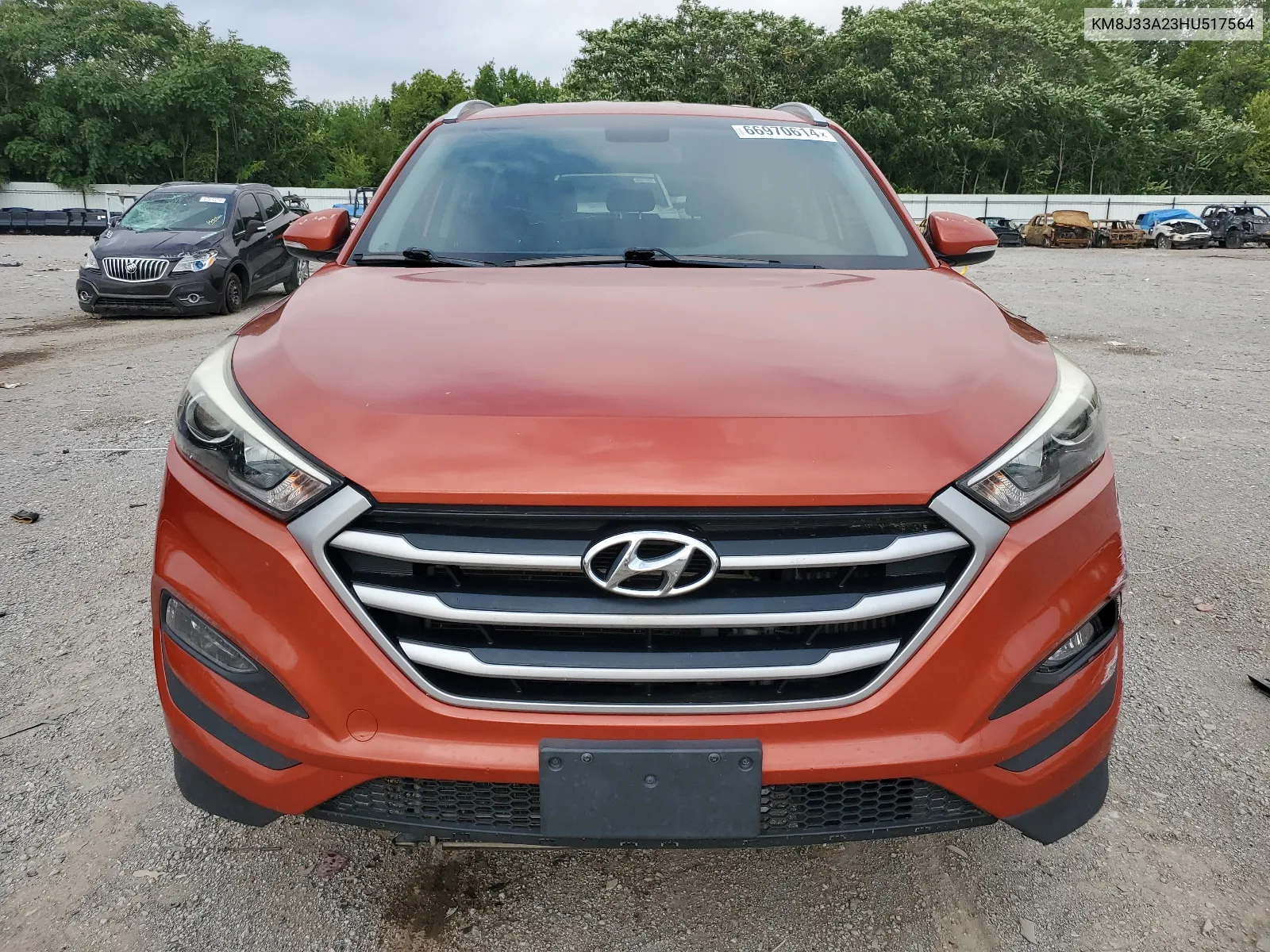 2017 Hyundai Tucson Limited VIN: KM8J33A23HU517564 Lot: 66970614