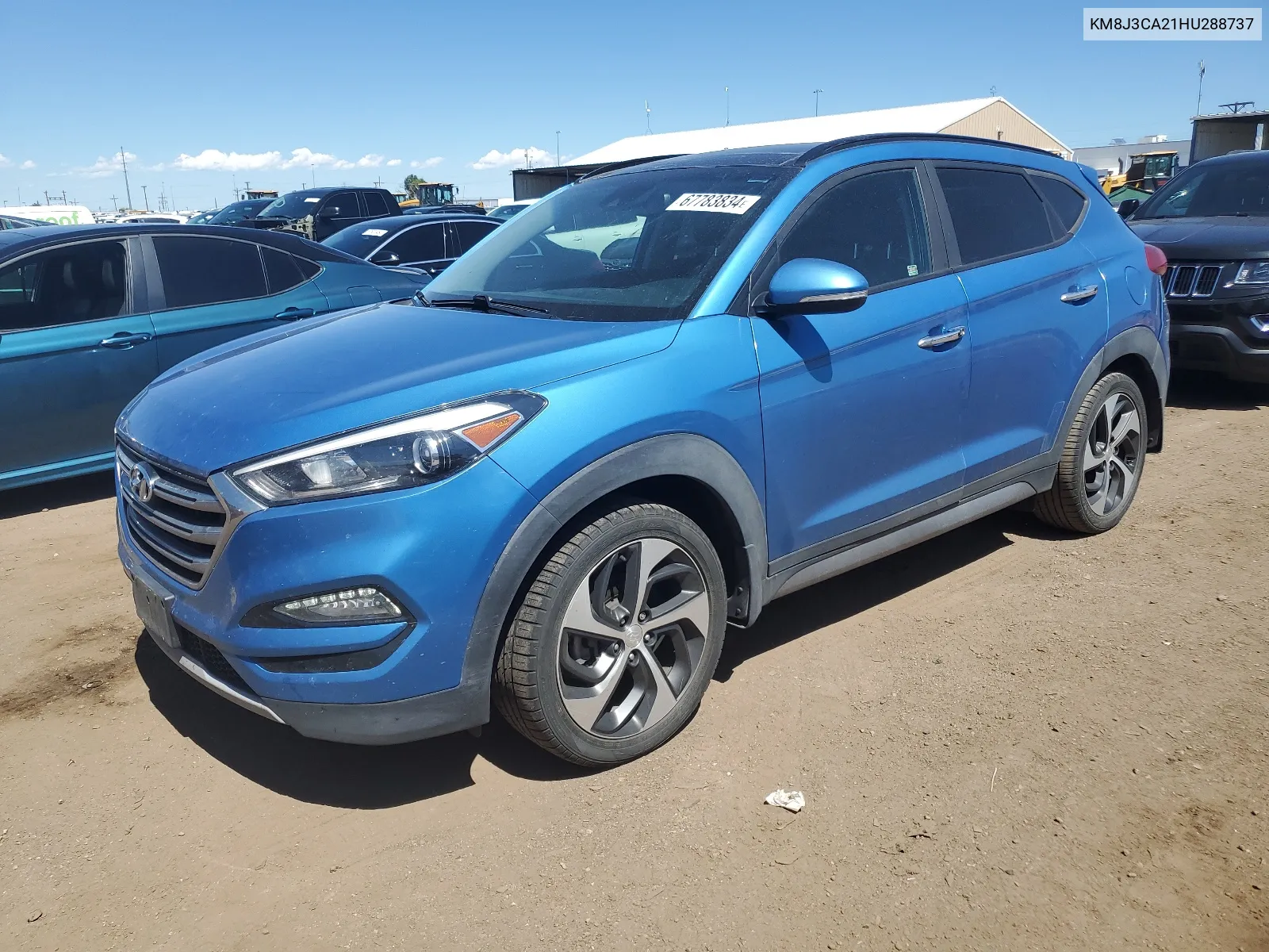 2017 Hyundai Tucson Limited VIN: KM8J3CA21HU288737 Lot: 67783834