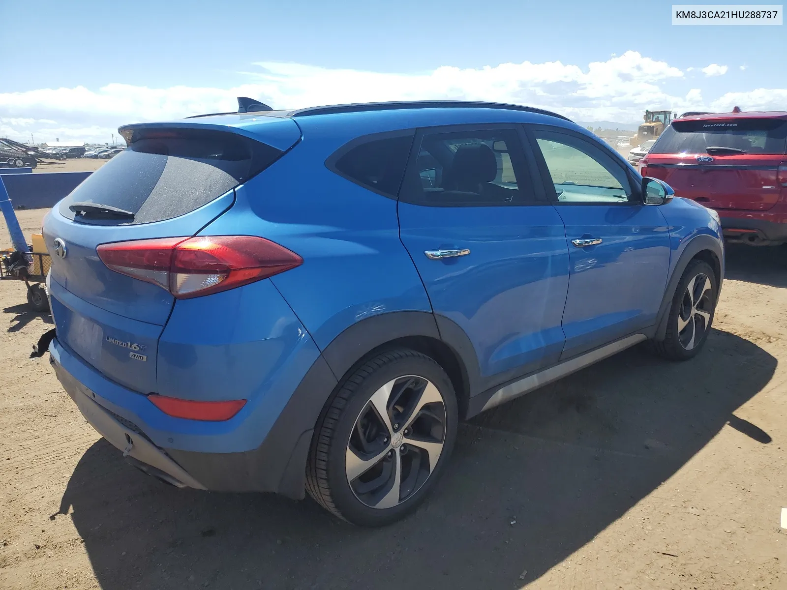 2017 Hyundai Tucson Limited VIN: KM8J3CA21HU288737 Lot: 67783834