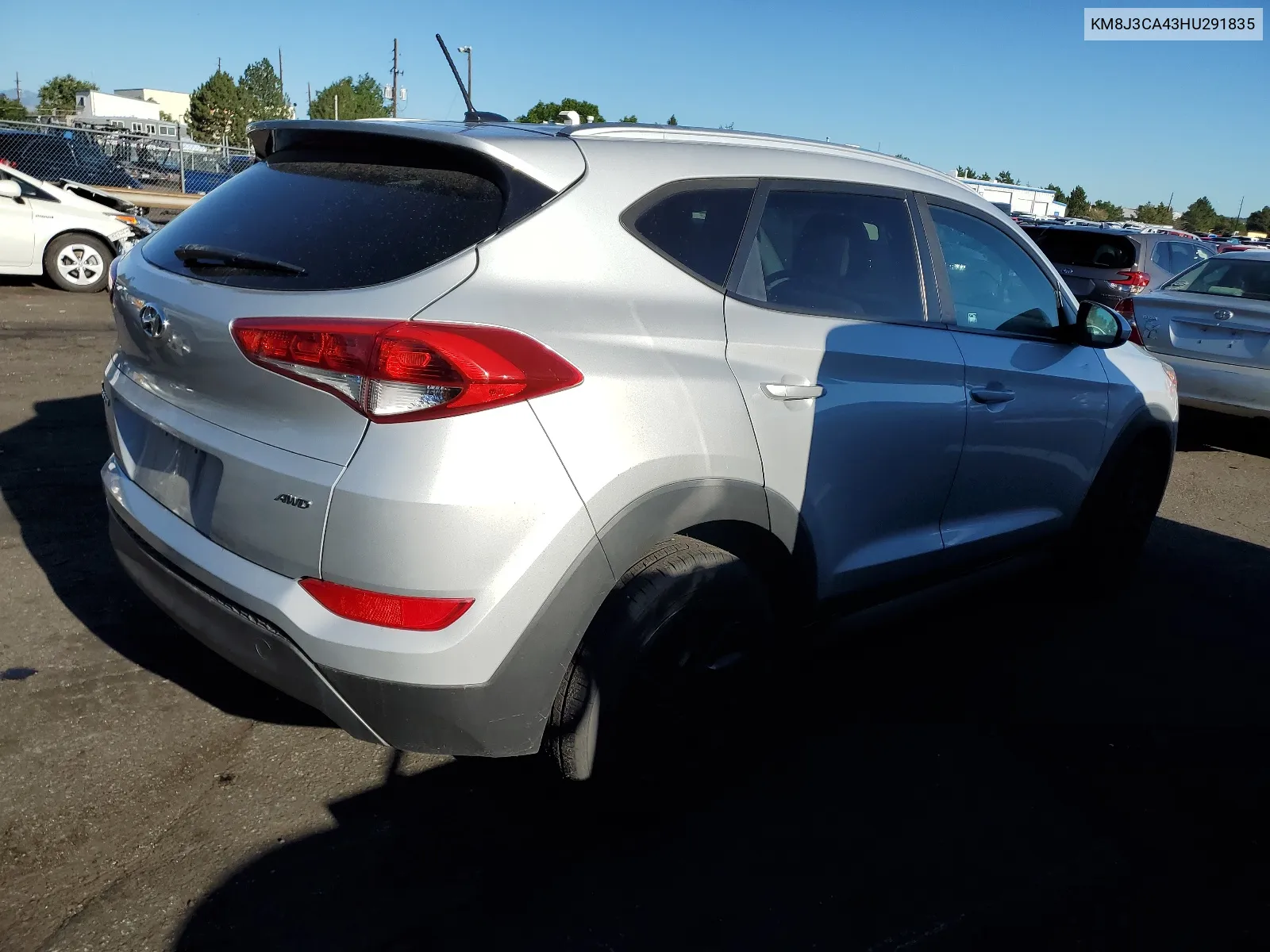 2017 Hyundai Tucson Limited VIN: KM8J3CA43HU291835 Lot: 68265104