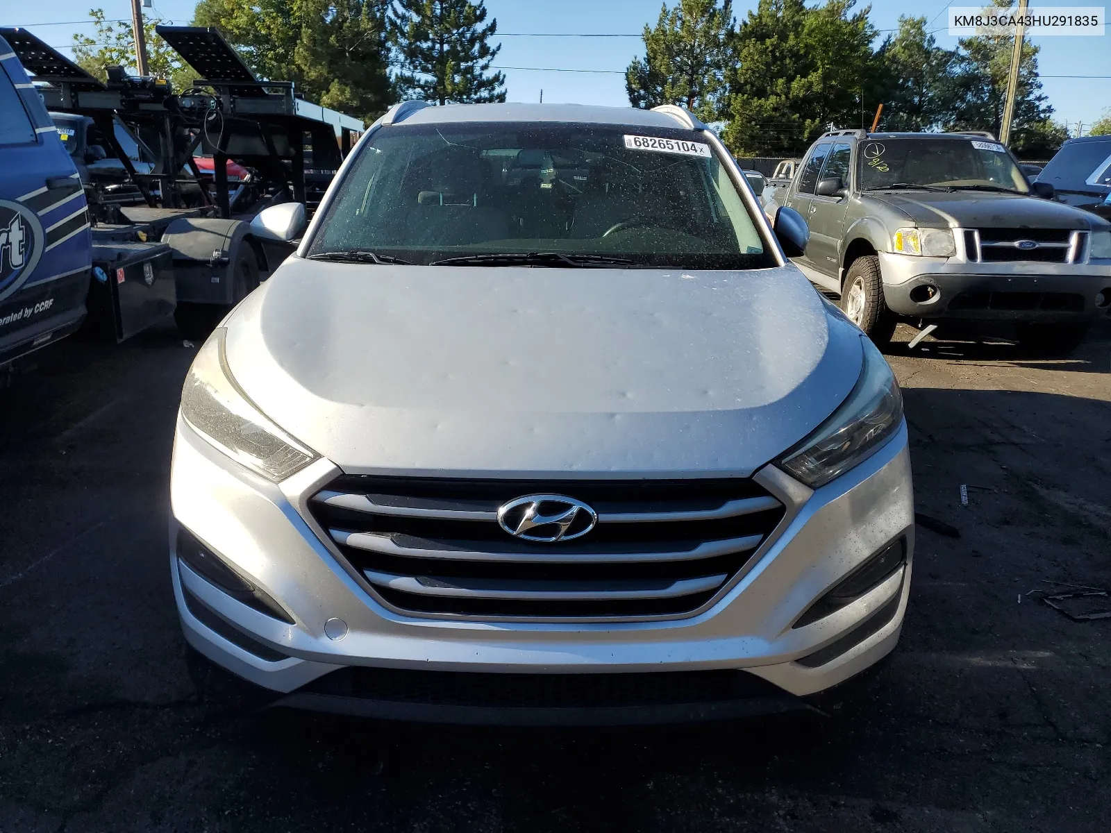 2017 Hyundai Tucson Limited VIN: KM8J3CA43HU291835 Lot: 68265104