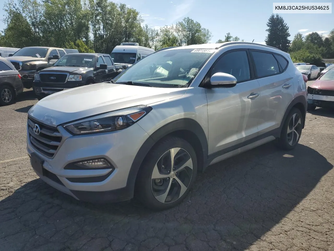 2017 Hyundai Tucson Limited VIN: KM8J3CA25HU534625 Lot: 69015614