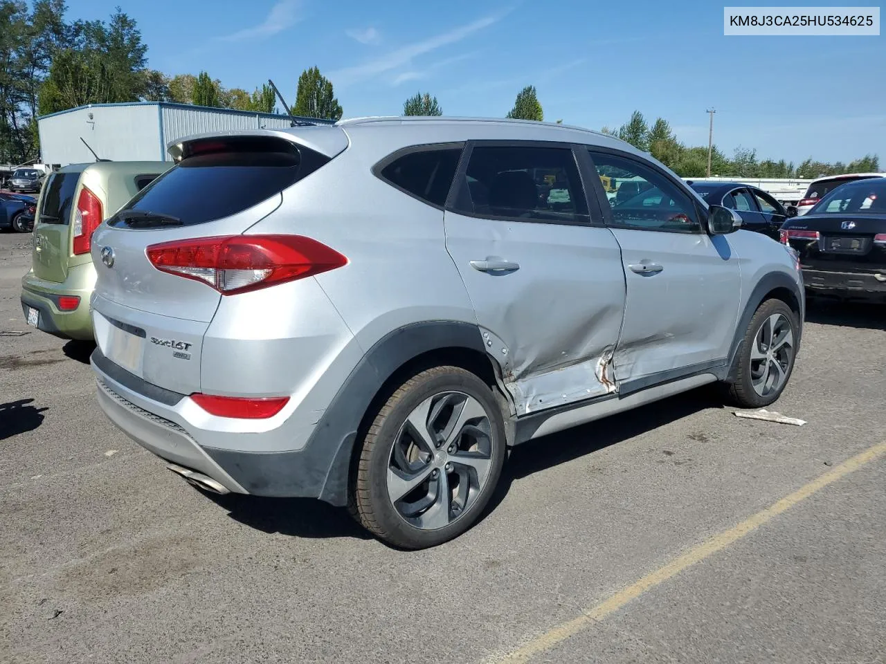 2017 Hyundai Tucson Limited VIN: KM8J3CA25HU534625 Lot: 69015614