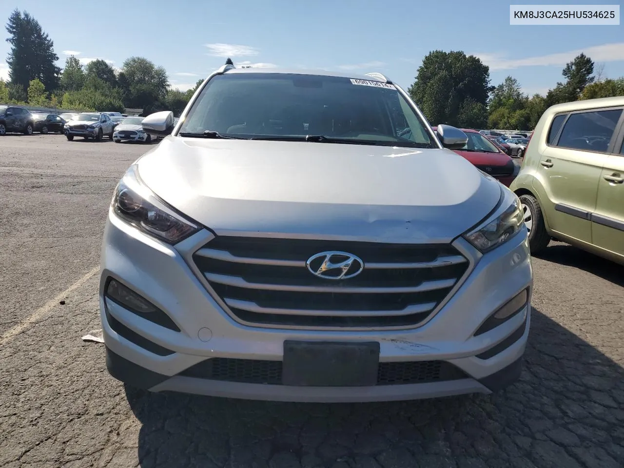 2017 Hyundai Tucson Limited VIN: KM8J3CA25HU534625 Lot: 69015614