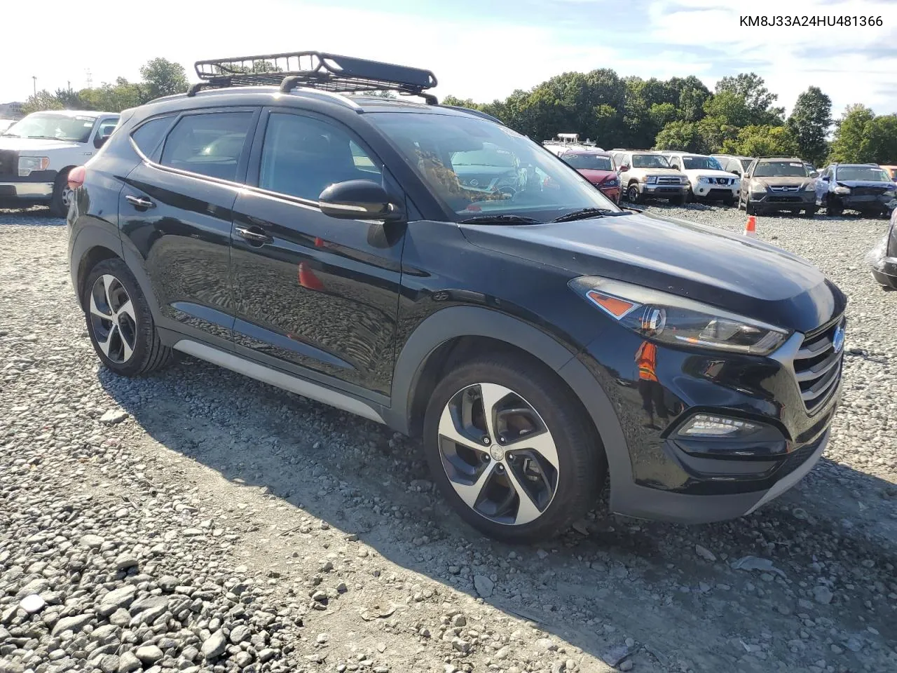 2017 Hyundai Tucson Limited VIN: KM8J33A24HU481366 Lot: 69990974