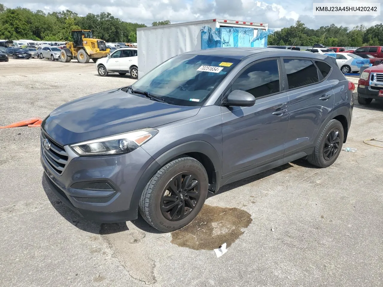 2017 Hyundai Tucson Se VIN: KM8J23A45HU420242 Lot: 70251654