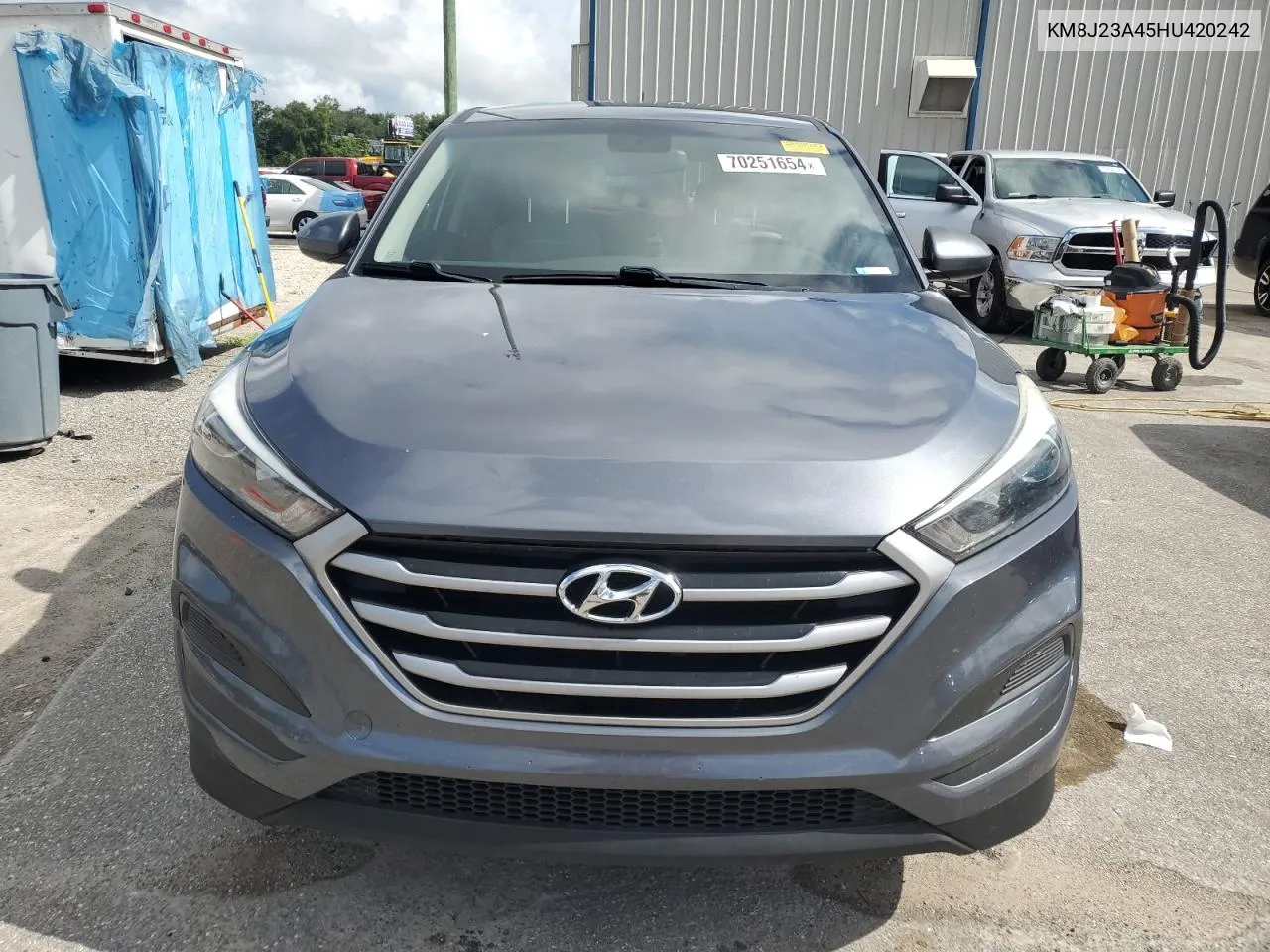 2017 Hyundai Tucson Se VIN: KM8J23A45HU420242 Lot: 70251654