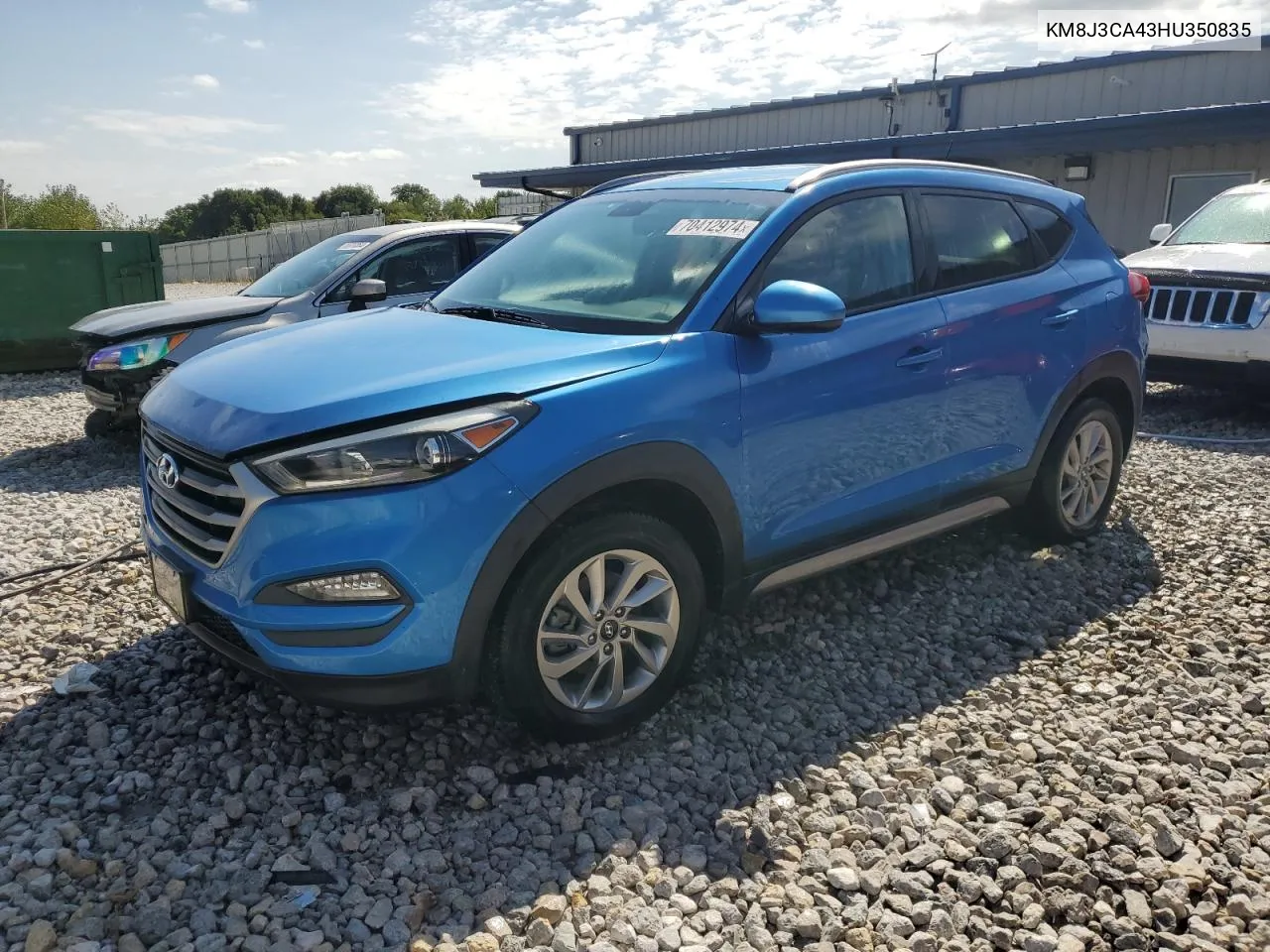 2017 Hyundai Tucson Limited VIN: KM8J3CA43HU350835 Lot: 70412974