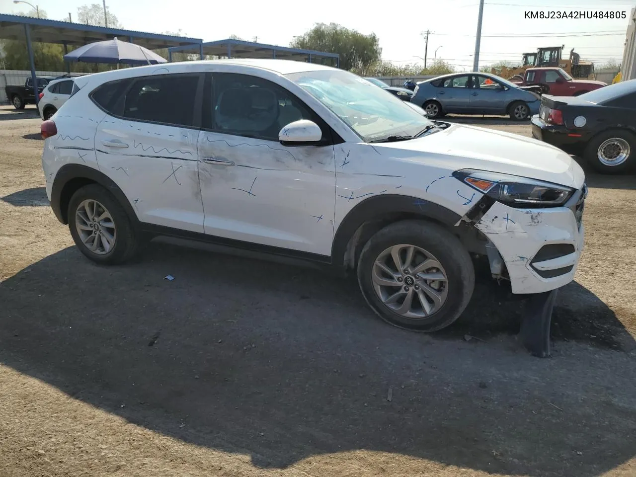 2017 Hyundai Tucson Se VIN: KM8J23A42HU484805 Lot: 70434454