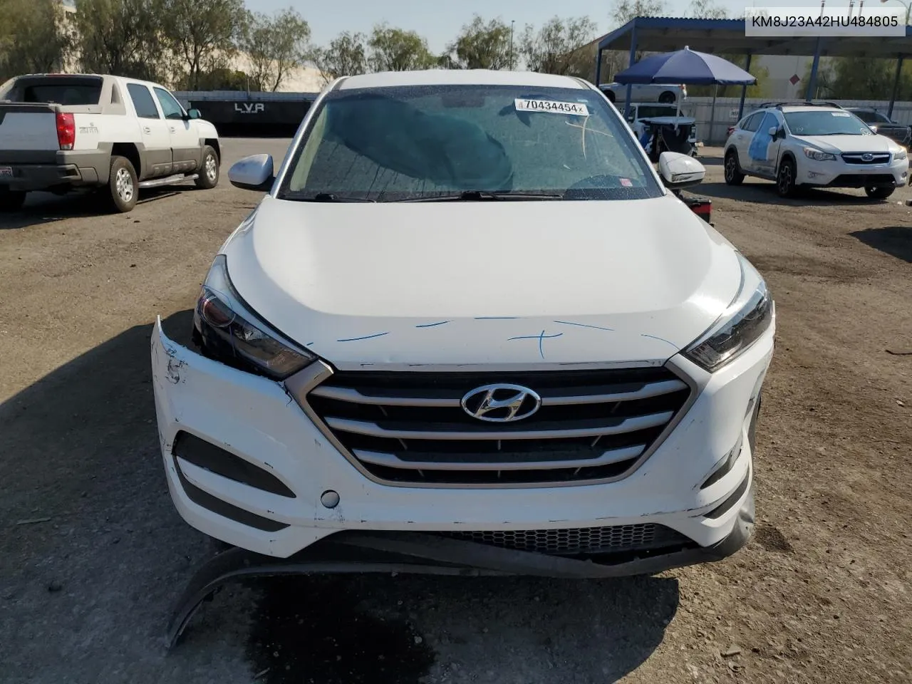 2017 Hyundai Tucson Se VIN: KM8J23A42HU484805 Lot: 70434454