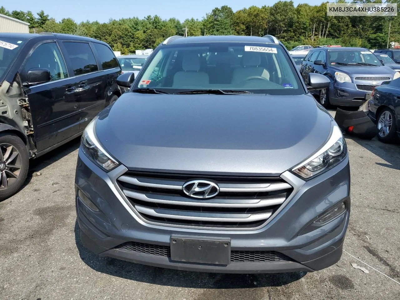 2017 Hyundai Tucson Limited VIN: KM8J3CA4XHU385226 Lot: 70835654