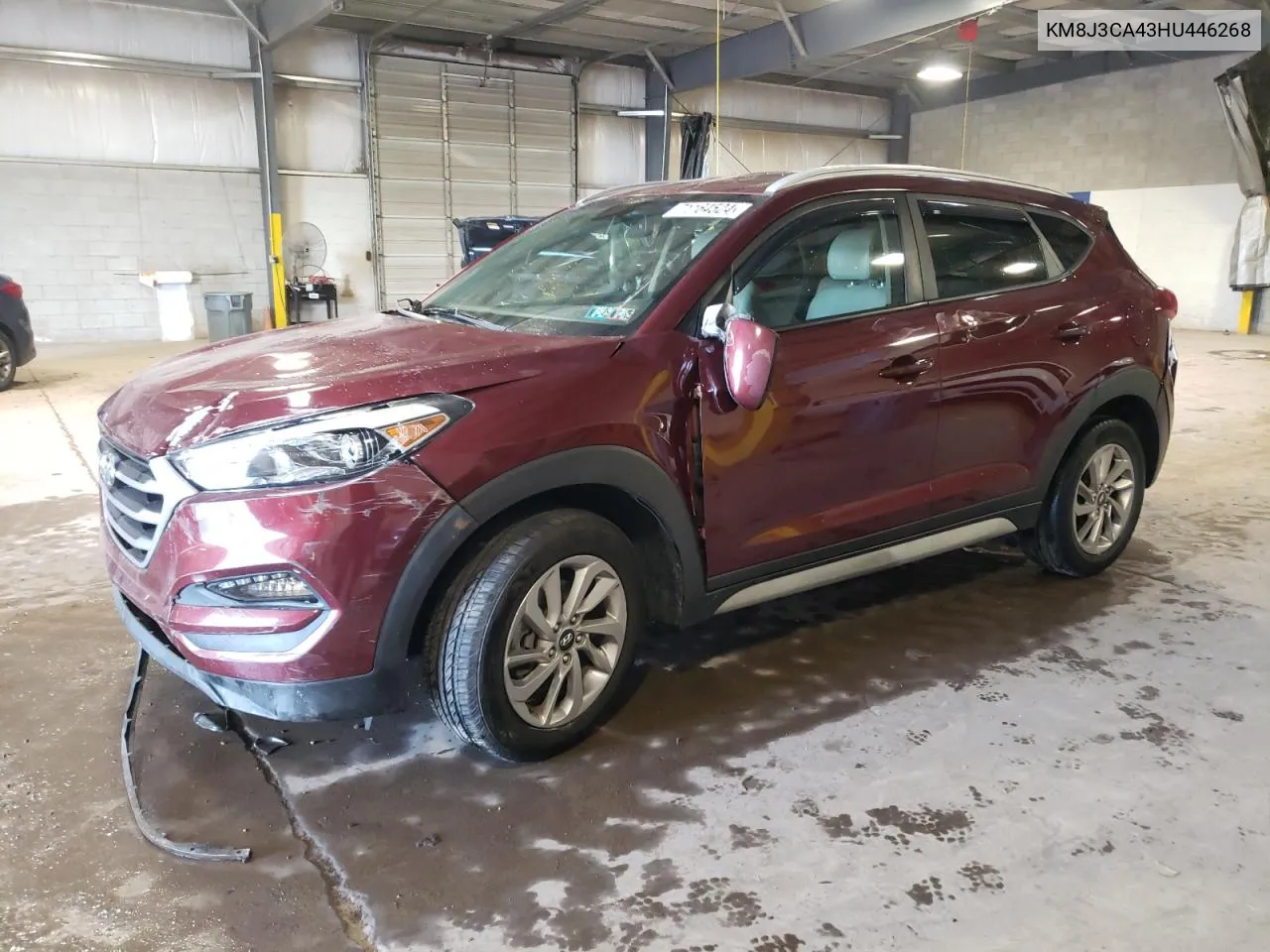 2017 Hyundai Tucson Limited VIN: KM8J3CA43HU446268 Lot: 71164524