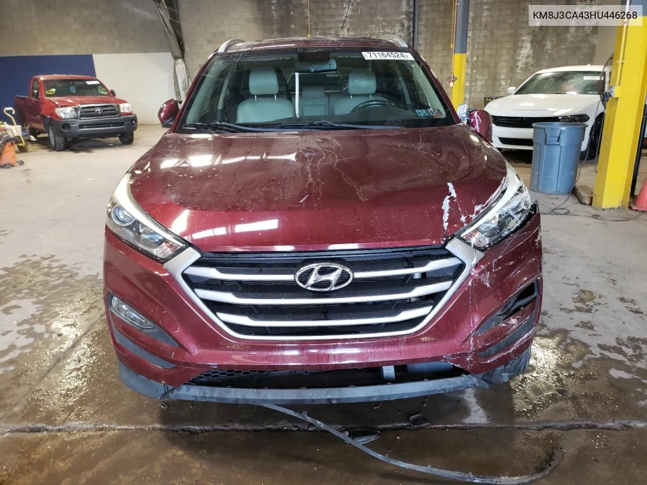 2017 Hyundai Tucson Limited VIN: KM8J3CA43HU446268 Lot: 71164524