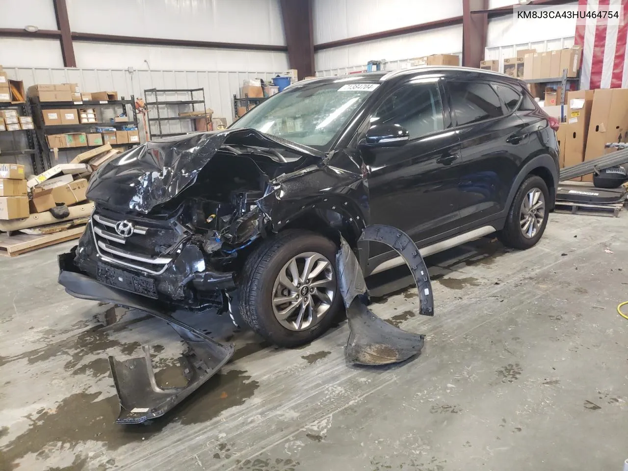 2017 Hyundai Tucson Limited VIN: KM8J3CA43HU464754 Lot: 71384704