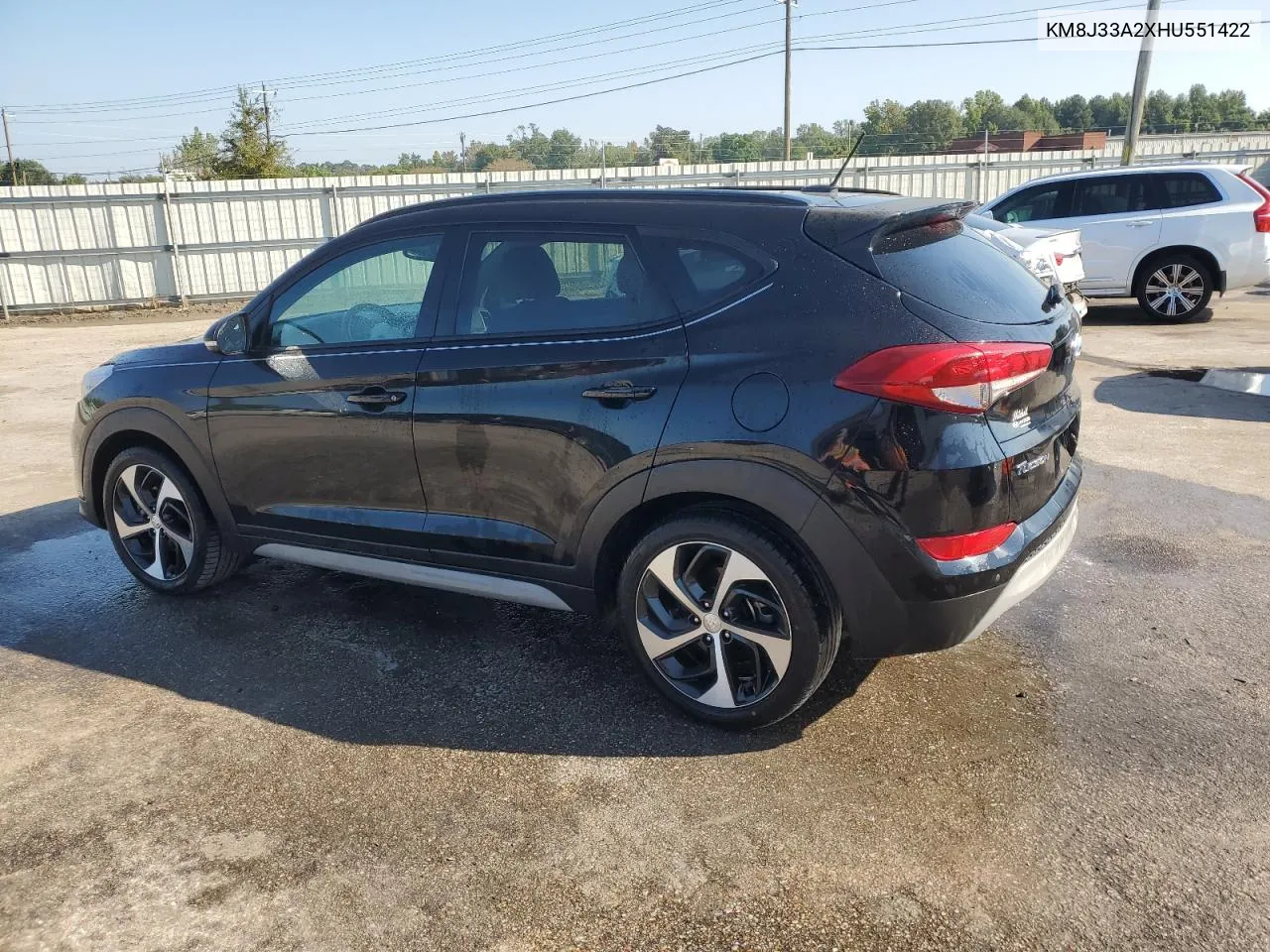 2017 Hyundai Tucson Limited VIN: KM8J33A2XHU551422 Lot: 71427324