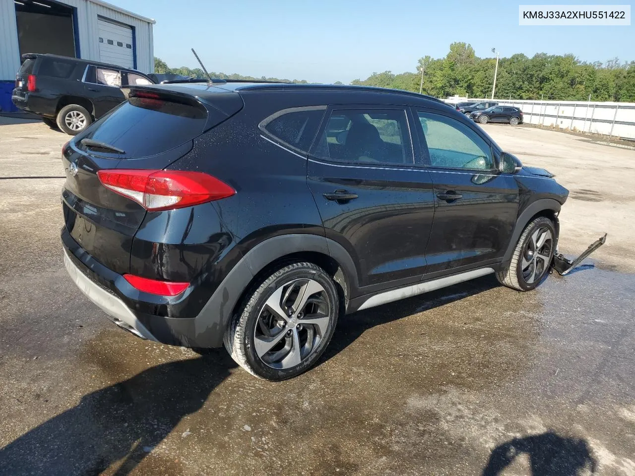 2017 Hyundai Tucson Limited VIN: KM8J33A2XHU551422 Lot: 71427324