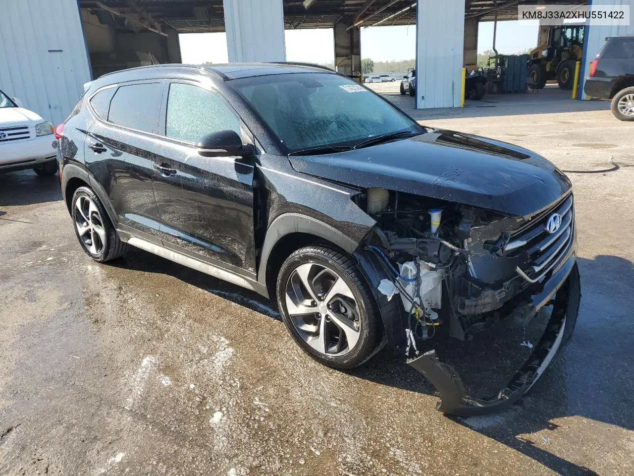 2017 Hyundai Tucson Limited VIN: KM8J33A2XHU551422 Lot: 71427324