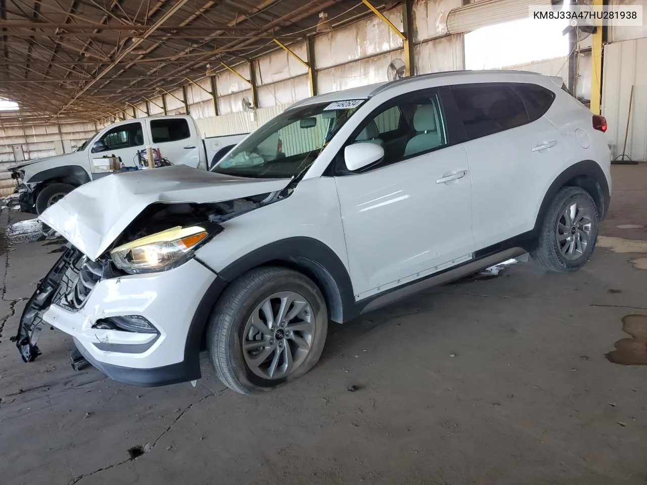 KM8J33A47HU281938 2017 Hyundai Tucson Limited