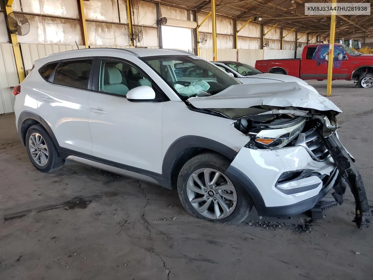 2017 Hyundai Tucson Limited VIN: KM8J33A47HU281938 Lot: 71492634