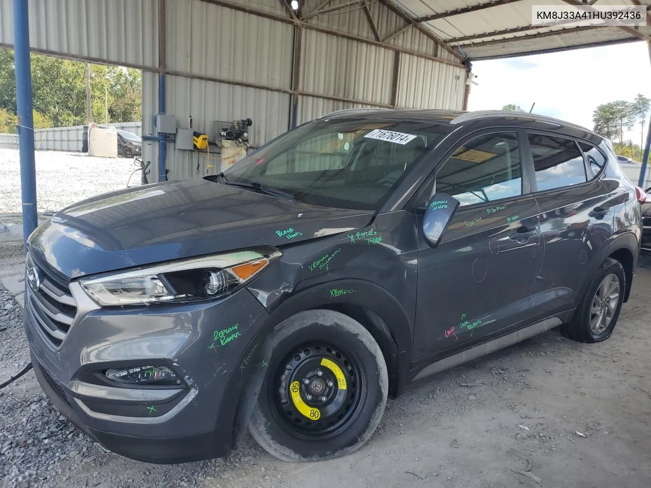 2017 Hyundai Tucson Limited VIN: KM8J33A41HU392436 Lot: 71676014