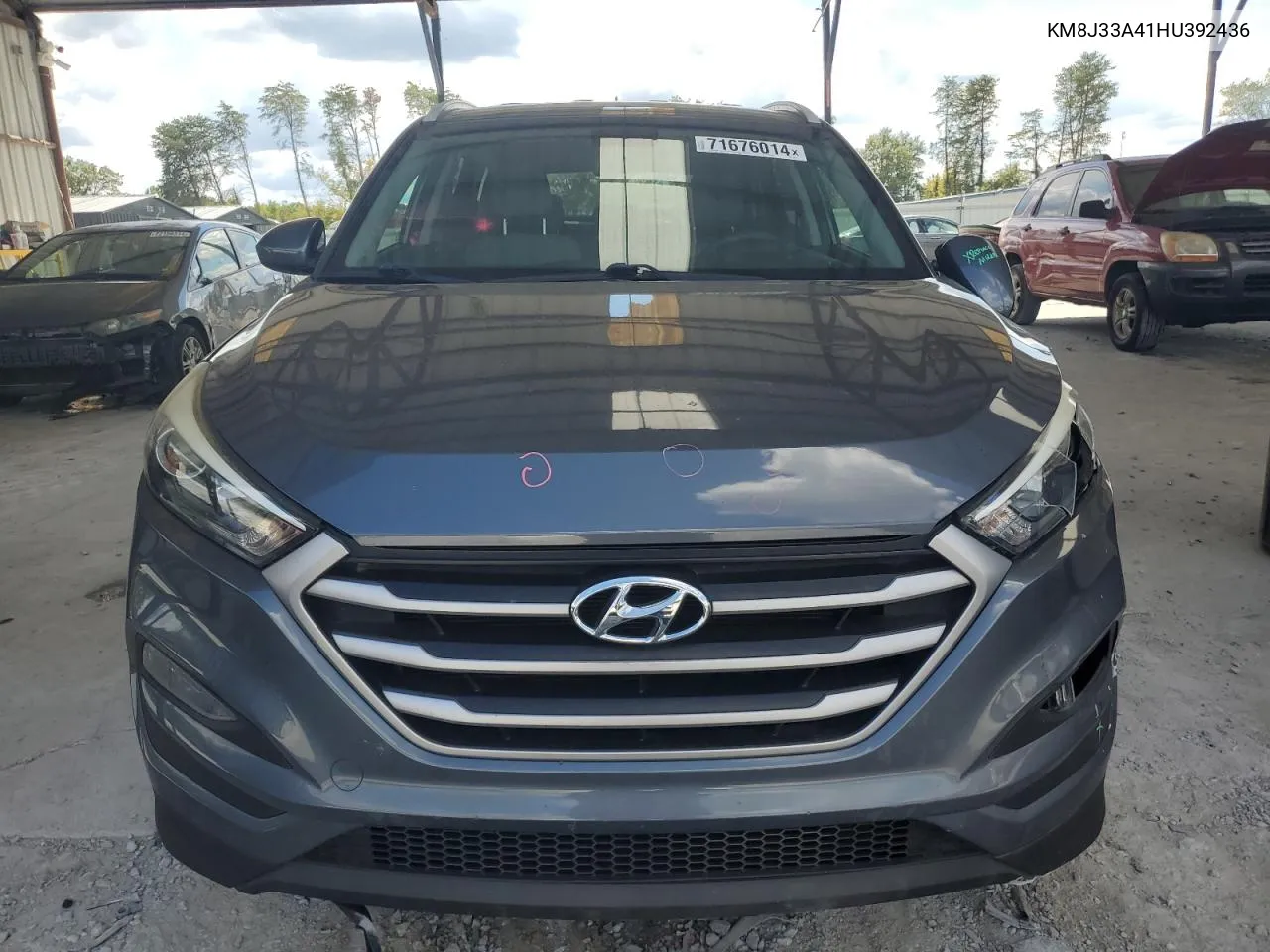 2017 Hyundai Tucson Limited VIN: KM8J33A41HU392436 Lot: 71676014