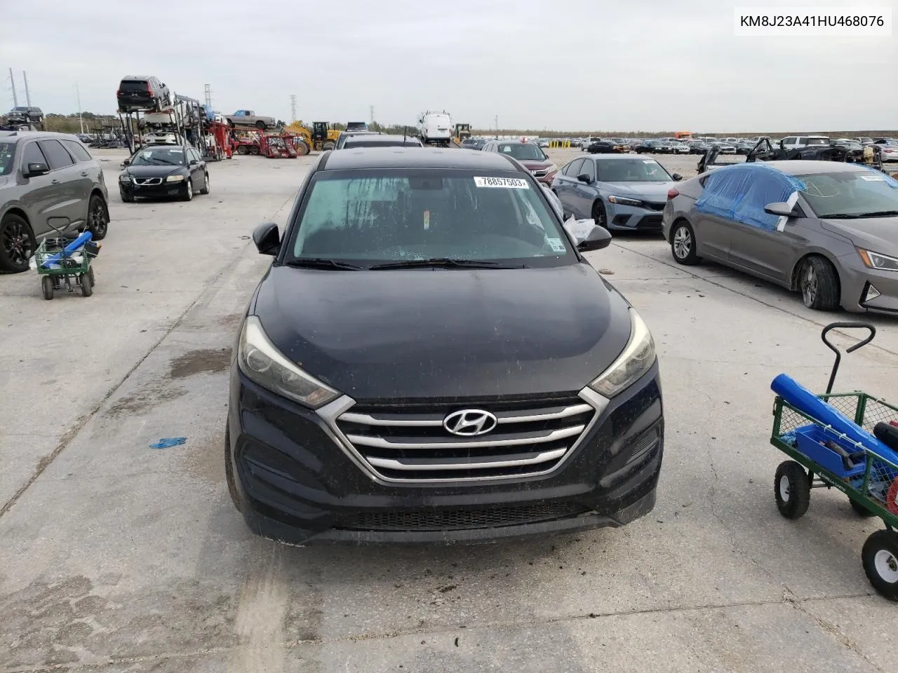 2017 Hyundai Tucson Se VIN: KM8J23A41HU468076 Lot: 71742084