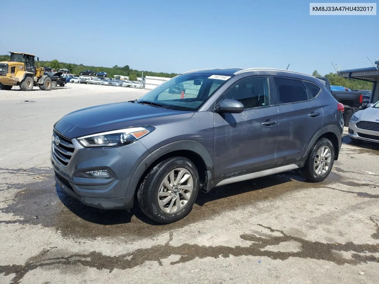 2017 Hyundai Tucson Limited VIN: KM8J33A47HU432017 Lot: 71822184