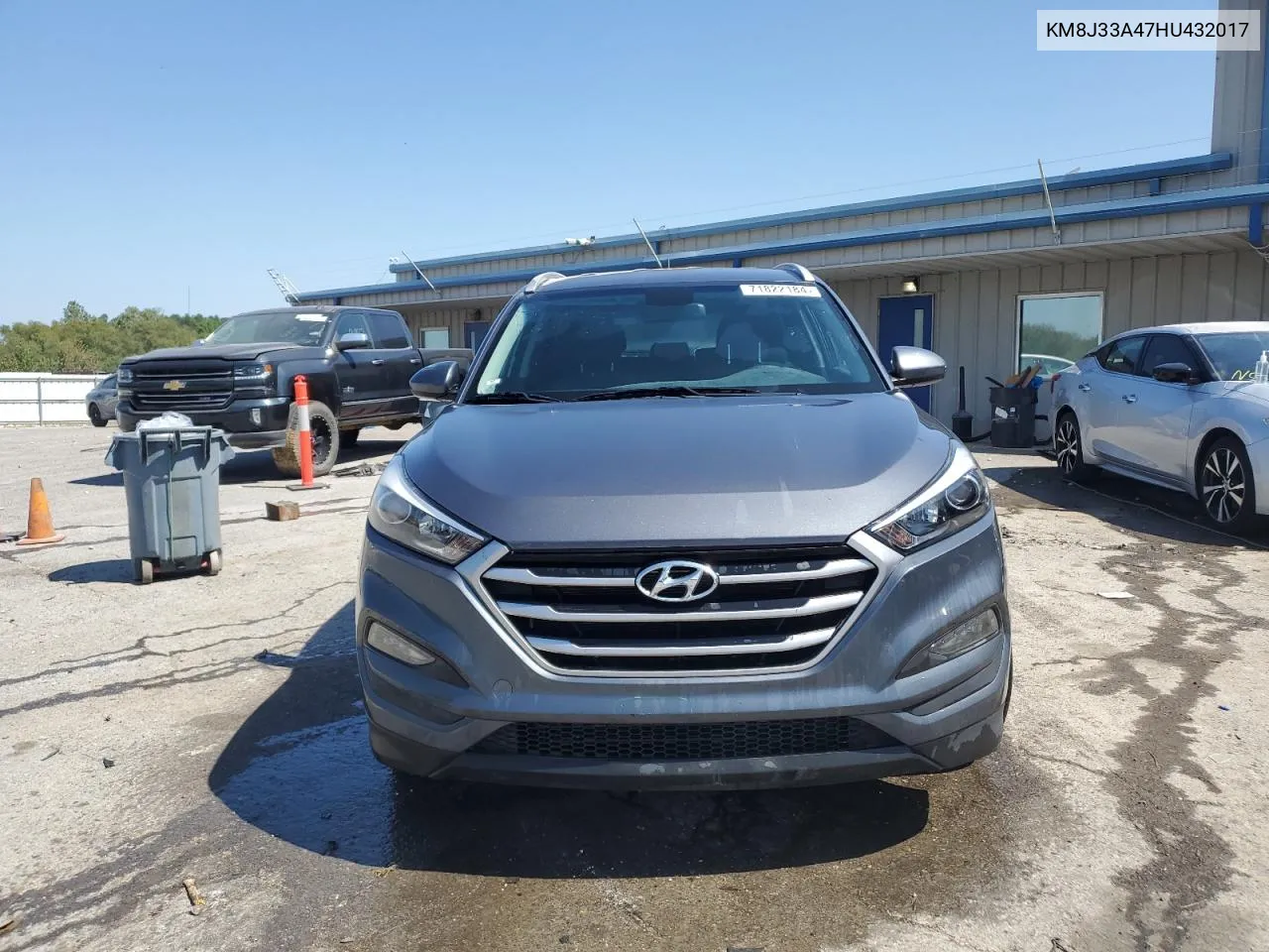 2017 Hyundai Tucson Limited VIN: KM8J33A47HU432017 Lot: 71822184