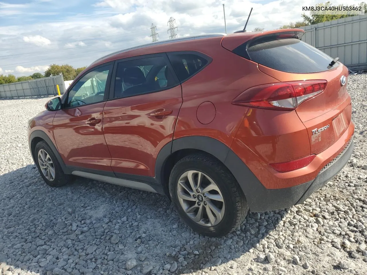 2017 Hyundai Tucson Limited VIN: KM8J3CA40HU503462 Lot: 71839734