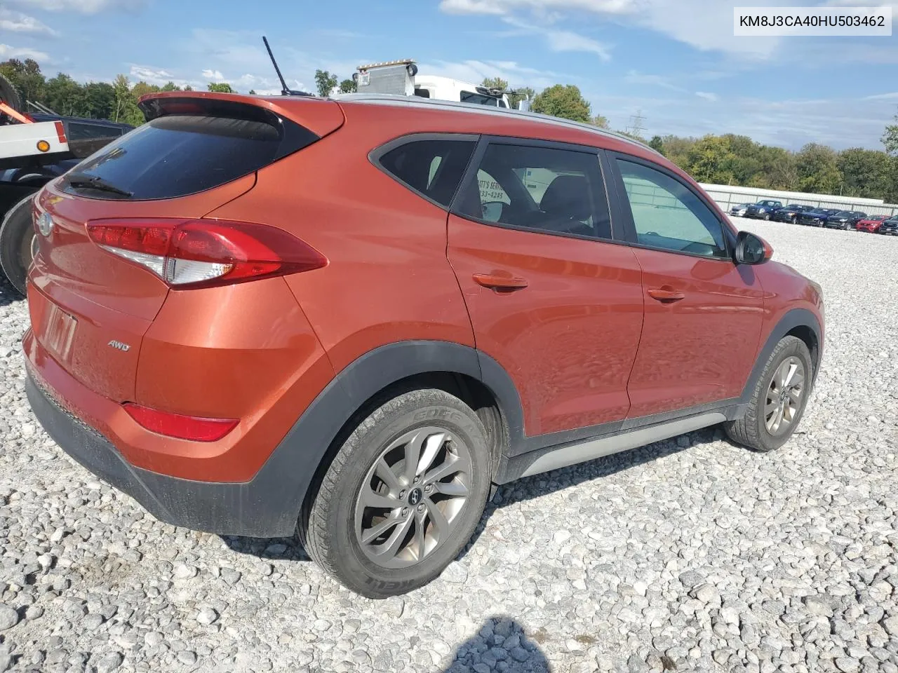 2017 Hyundai Tucson Limited VIN: KM8J3CA40HU503462 Lot: 71839734