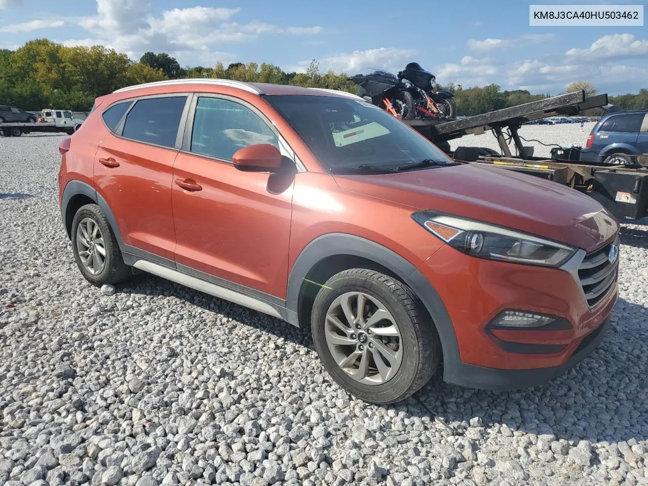 2017 Hyundai Tucson Limited VIN: KM8J3CA40HU503462 Lot: 71839734