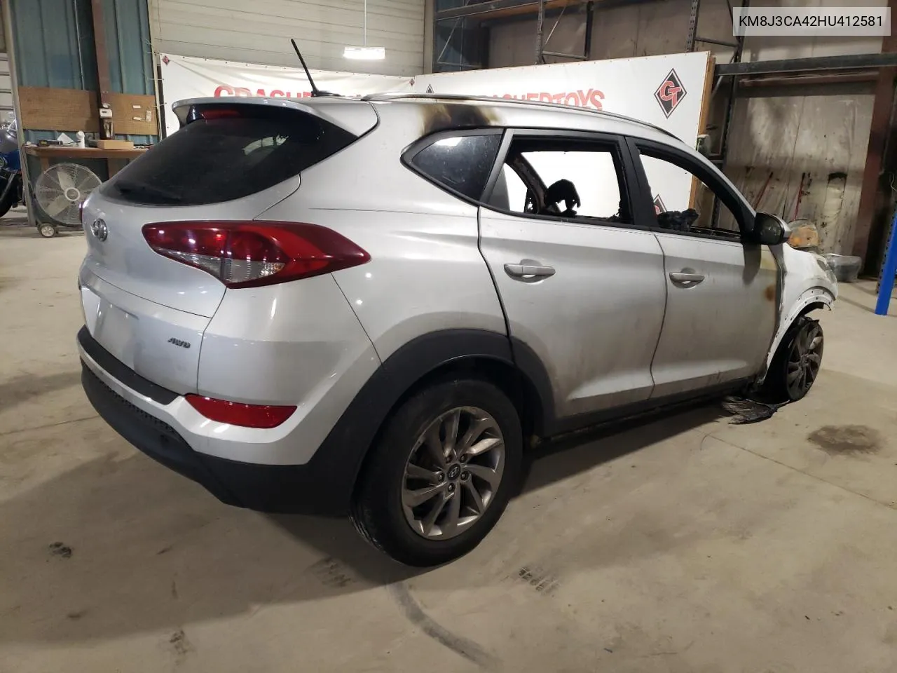 2017 Hyundai Tucson Limited VIN: KM8J3CA42HU412581 Lot: 71858024