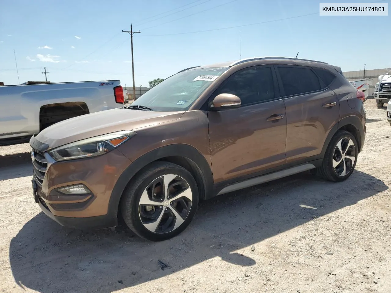 KM8J33A25HU474801 2017 Hyundai Tucson Limited