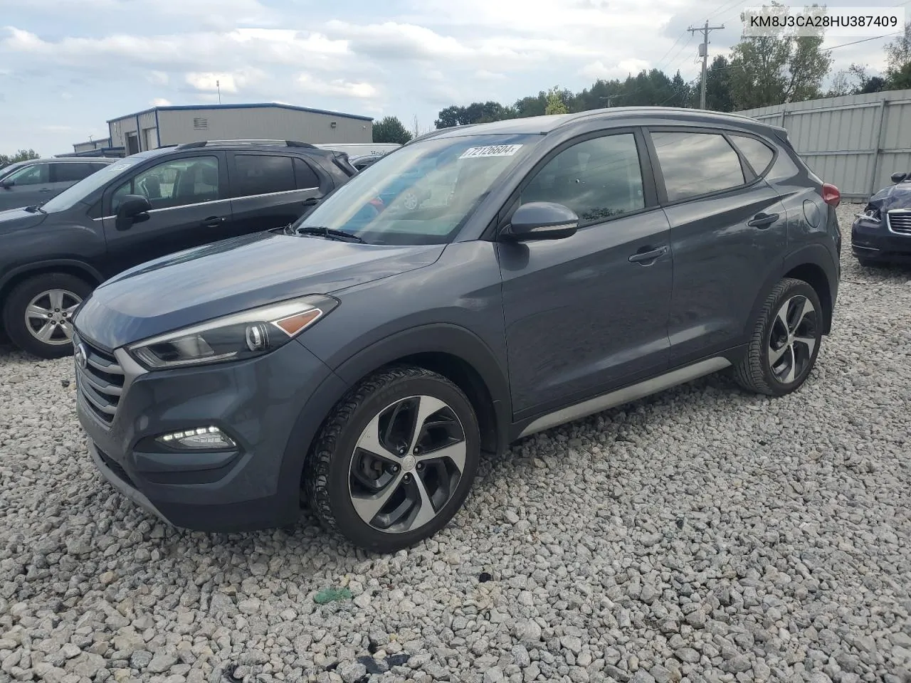 2017 Hyundai Tucson Limited VIN: KM8J3CA28HU387409 Lot: 72126604