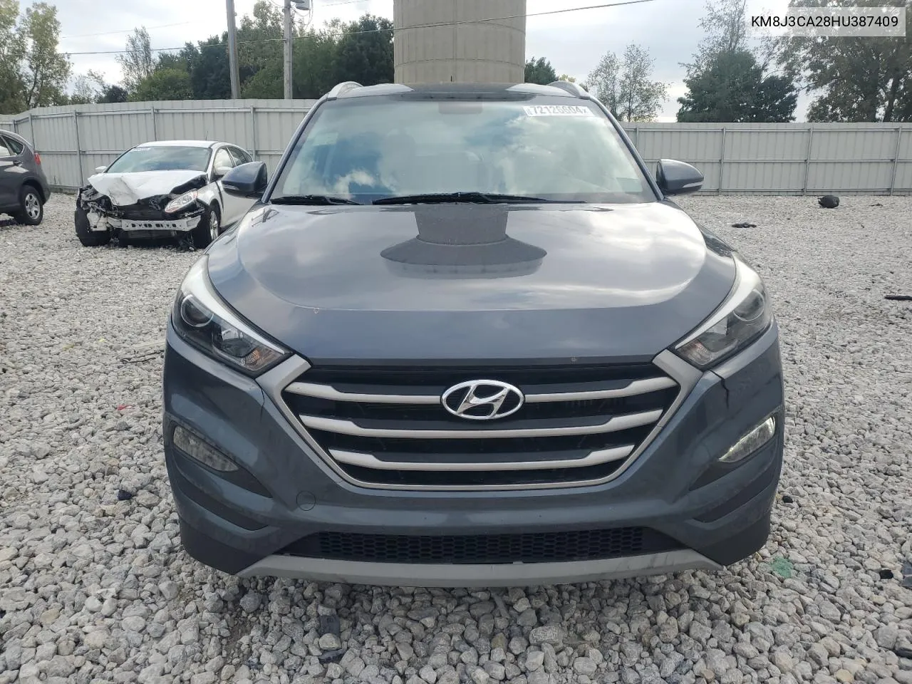 2017 Hyundai Tucson Limited VIN: KM8J3CA28HU387409 Lot: 72126604