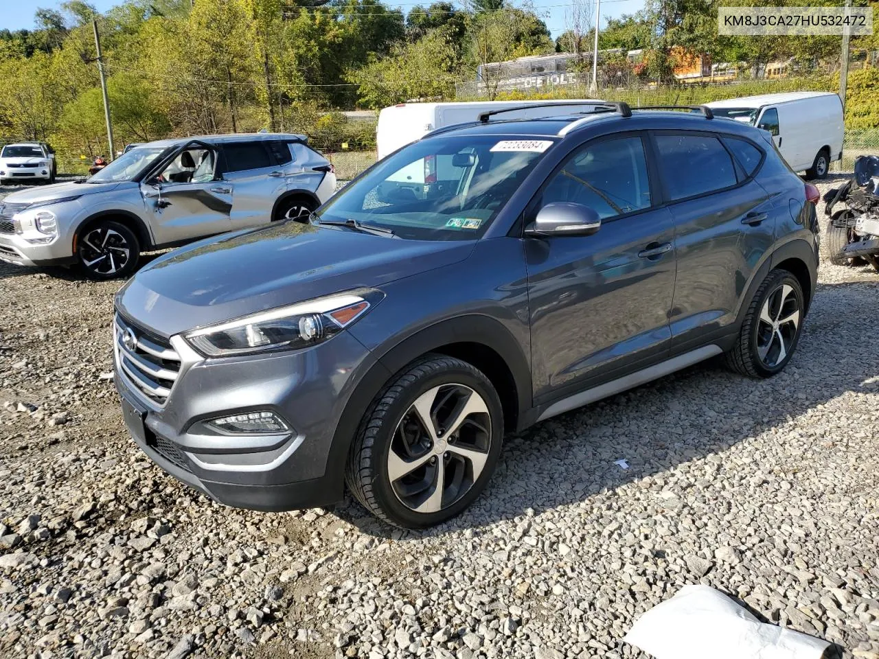 2017 Hyundai Tucson Limited VIN: KM8J3CA27HU532472 Lot: 72233084