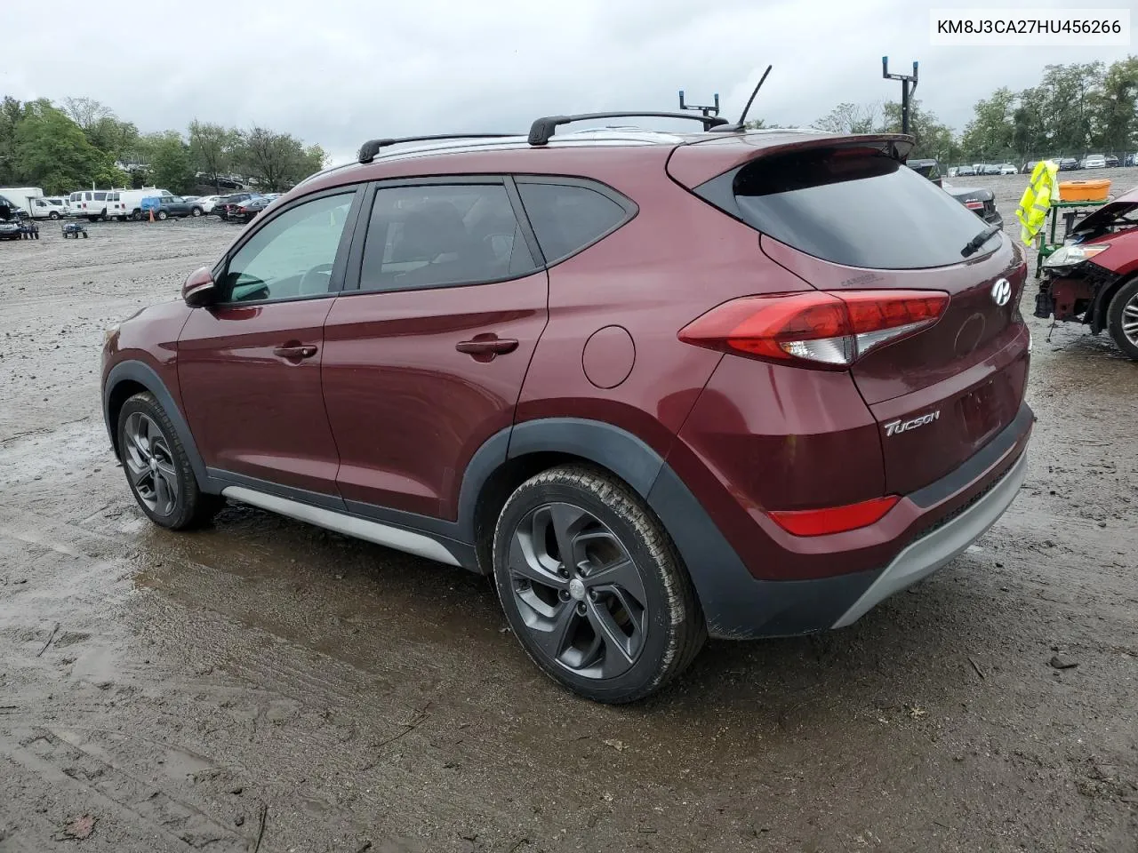 2017 Hyundai Tucson Limited VIN: KM8J3CA27HU456266 Lot: 73042444