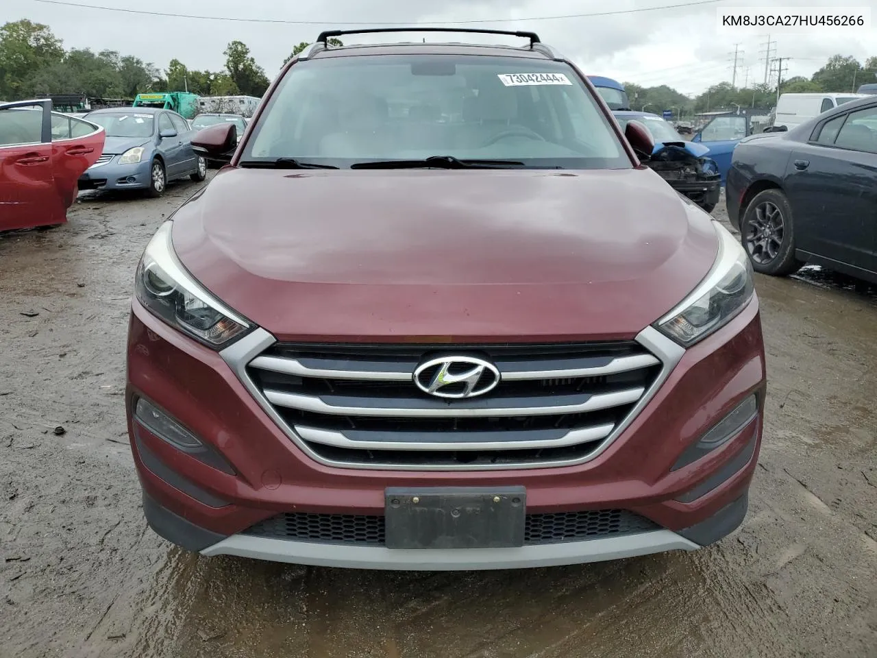 2017 Hyundai Tucson Limited VIN: KM8J3CA27HU456266 Lot: 73042444