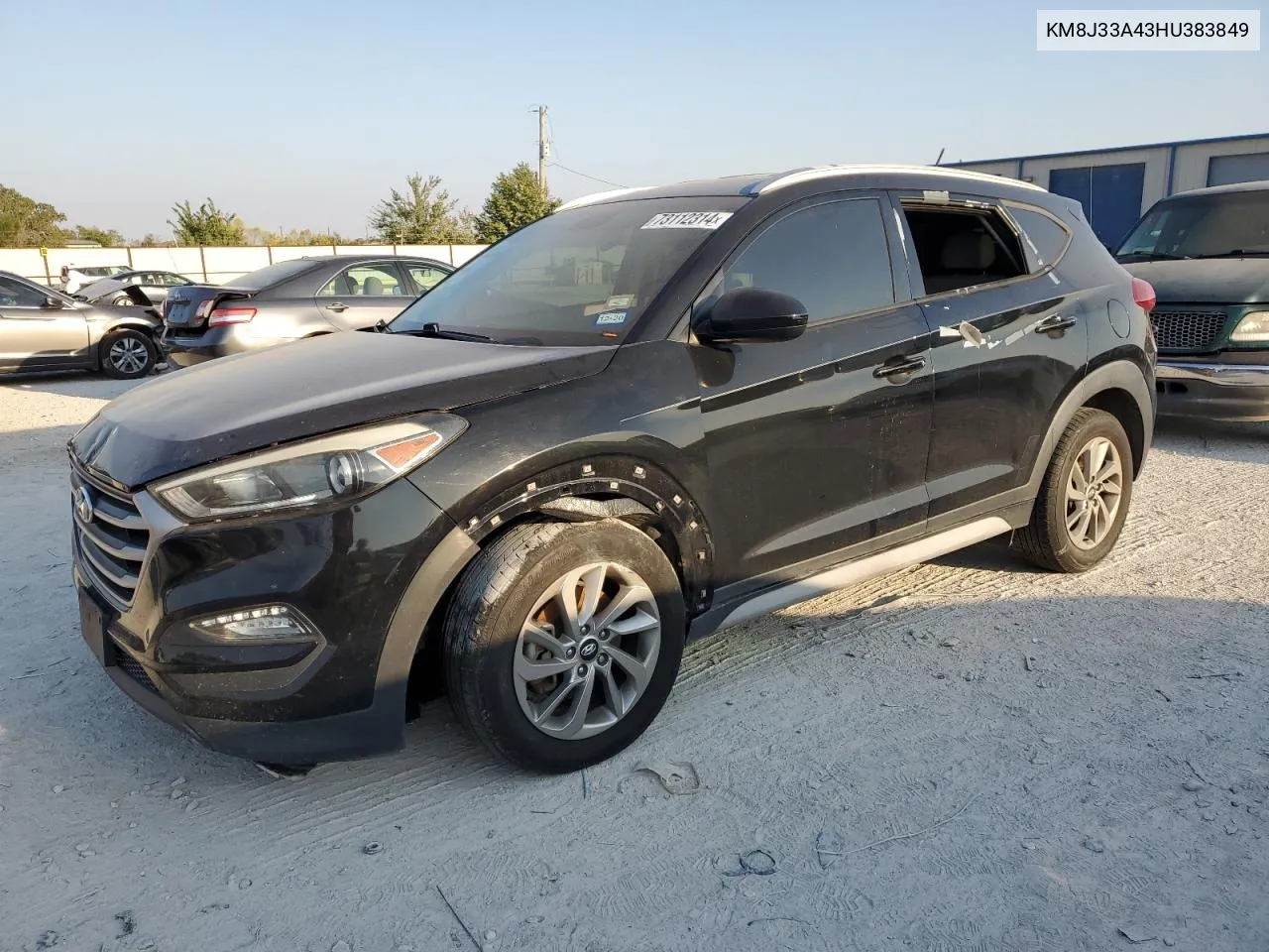 2017 Hyundai Tucson Limited VIN: KM8J33A43HU383849 Lot: 73112314