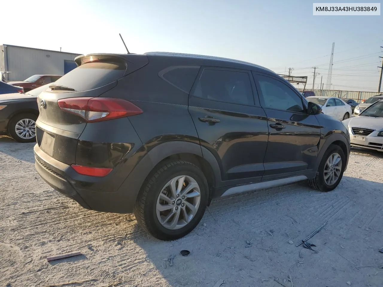 2017 Hyundai Tucson Limited VIN: KM8J33A43HU383849 Lot: 73112314