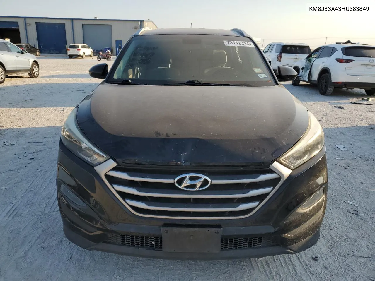 2017 Hyundai Tucson Limited VIN: KM8J33A43HU383849 Lot: 73112314