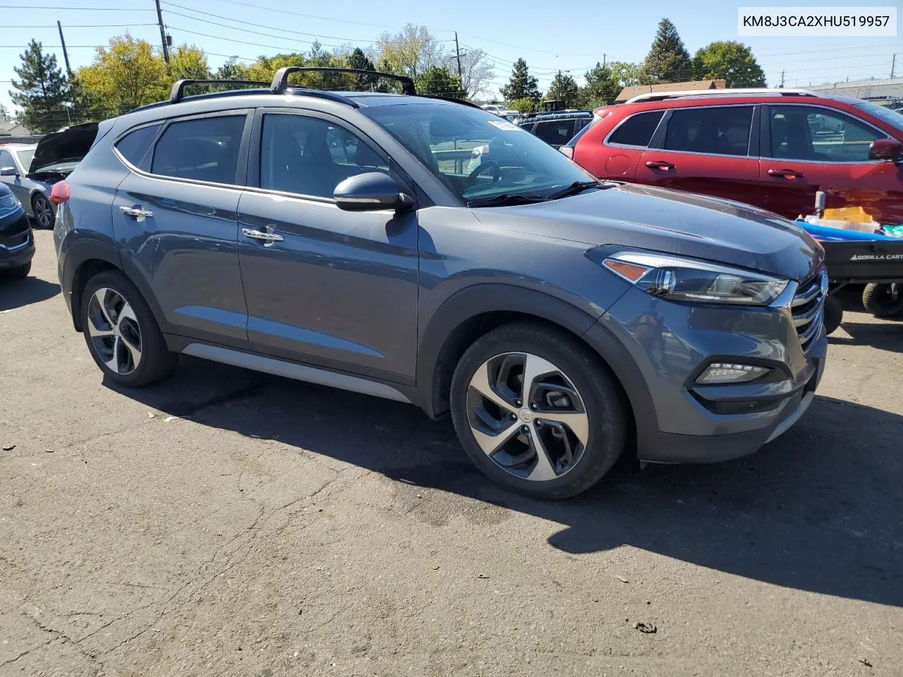 2017 Hyundai Tucson Limited VIN: KM8J3CA2XHU519957 Lot: 73112664