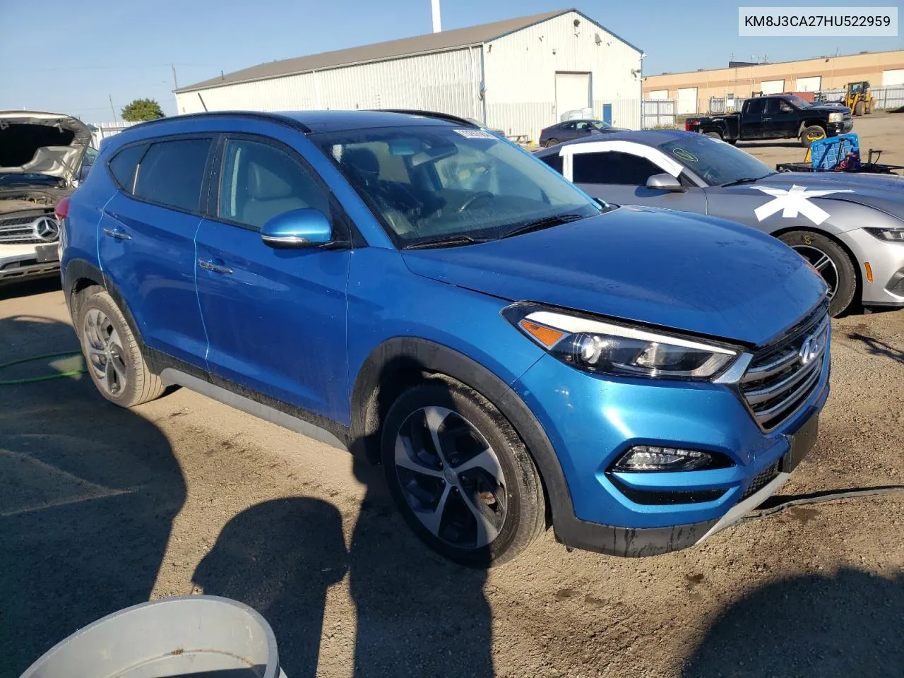 2017 Hyundai Tucson Limited VIN: KM8J3CA27HU522959 Lot: 73287664